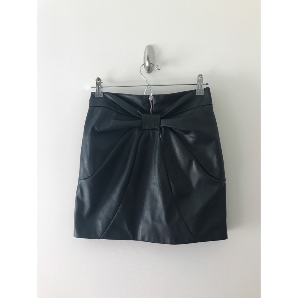 Nasty Gal Sexy Faux Leather Mini Skirt